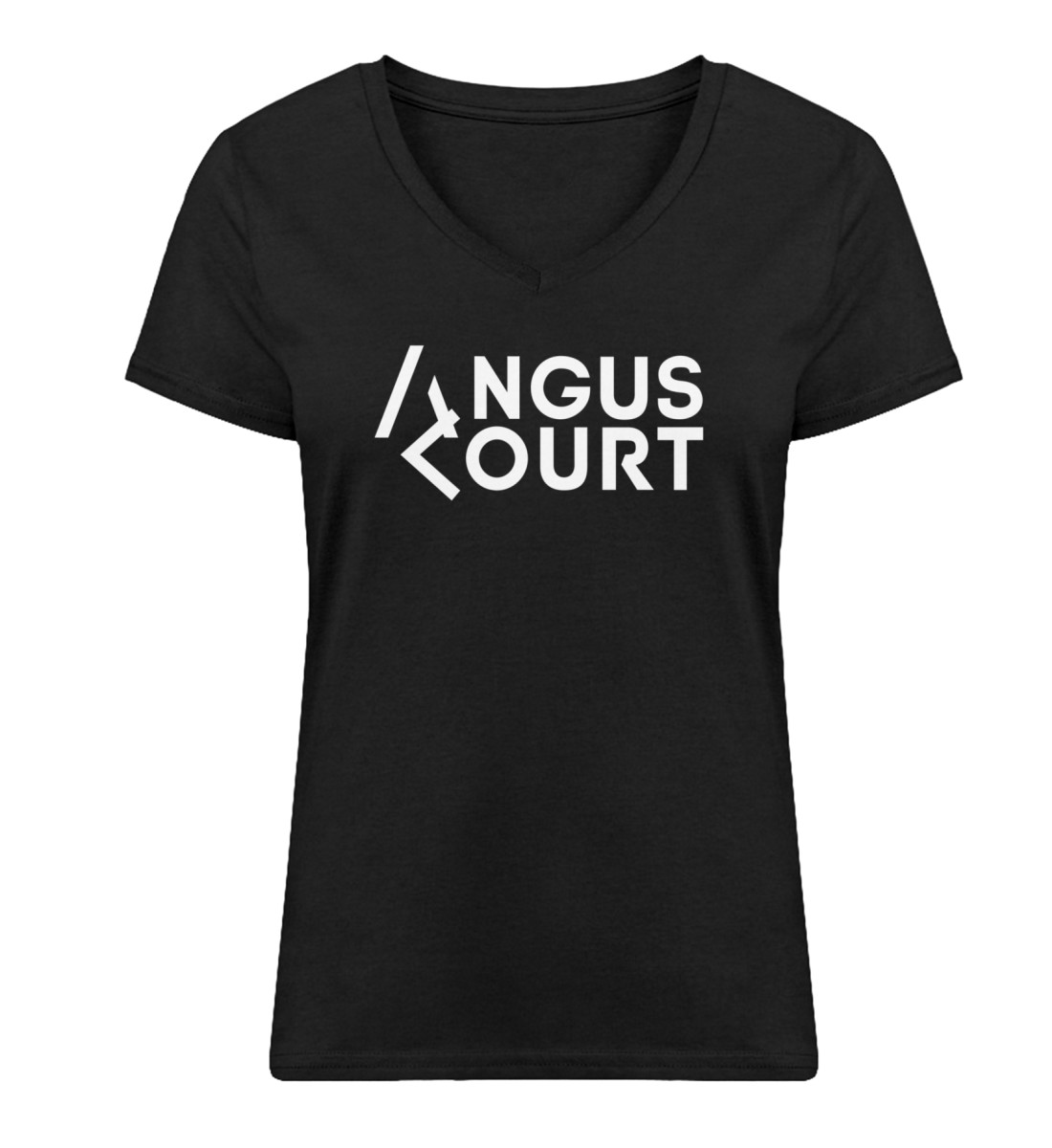 Angus Court Bull Shirts Women - Damen Premium Organic V-Neck T-Shirt ST/ST-16