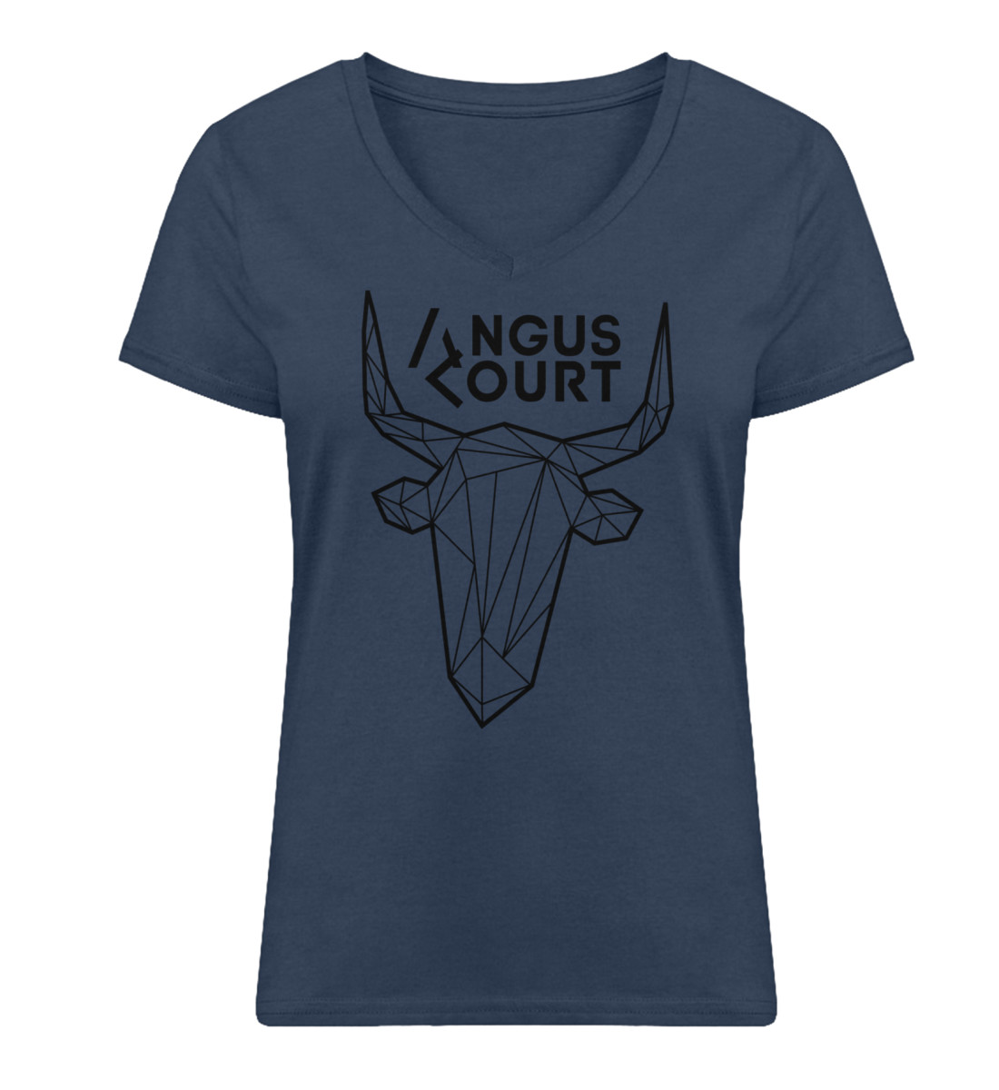 Angus Court Dark Collection Shirts Women - Damen Premium Organic V-Neck T-Shirt ST/ST-7058